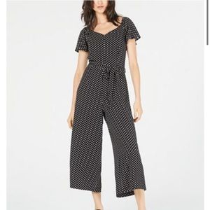 monteau polka dot jumpsuit